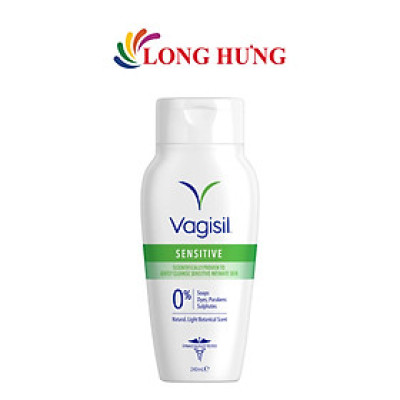 Dung dịch vệ sinh phụ nữ Vagisil Sensitive Daily Intimate Wash (240ml) - Hàng chính hãng