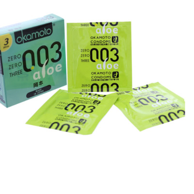 Bcs 0.03 Okamoto Aloe Siêu Mỏng Hương Nha Đam (H3) - Che Tên Sản Phẩm