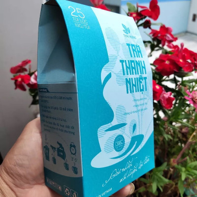 Trà Thanh nhiệt Thái Hưng 25 túi lọc x 8g (200g) -  Thanh lọc, giải nhiệt, mát huyết, lợi tiểu