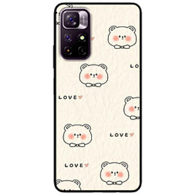 Ốp lưng dành cho Xiaomi Redmi Note 11 4G - Redmi Note 11 5G / Redmi Note 11T 5G / Redmi Note 11S 5G  - Hoạ Tiết Gấu Lo Ve