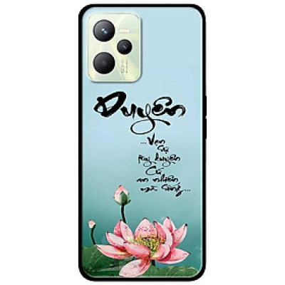 Ốp lưng dành cho Realme C35 - Realme Narzo 50A Prime mẫu Duyên Sen Hồng