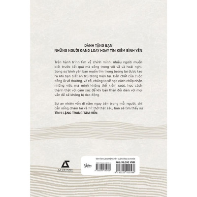 Sách - Tâm Tĩnh Lặng Miệng Mỉm Cười Sống An Nhiên - AZ Việt Nam