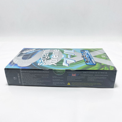 Bao Cao Su Nhật Bản Tạo Cảm Giác Mát Lạnh Sagami Xtreme Spearmint (Hộp 10 Chiếc) - Hương Thơm Bạc Hà - Che Tên Sản Phẩm