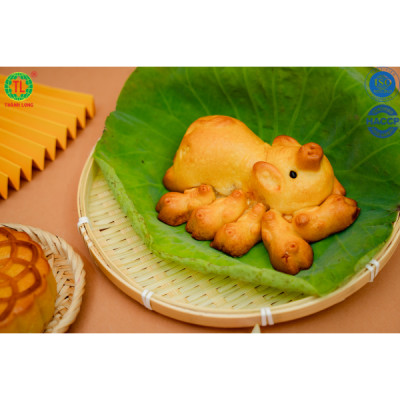 BÁNH TRUNG THU BẦY HEO 5 CON THÀNH LONG - NHÂN ĐẬU XANH 220G - VIỆT NAM