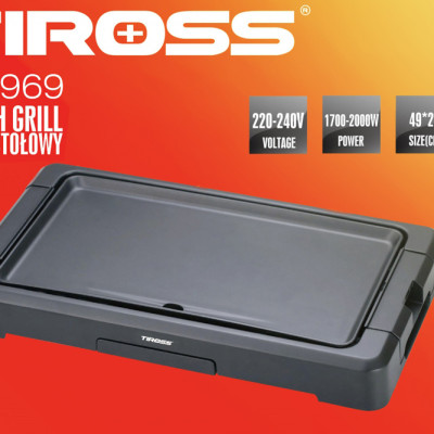 Vỉ Nướng Điện Tiross TS969 - Hàng chính hãng